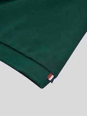 U.S. Polo Assn. Dark Green Regular Fit Pique 100% Cotton Polo Shirt - Image 8 of 8