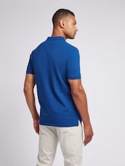 U.S. Polo Assn. Lapis Blue Regular Fit Pique 100% Cotton Polo Shirt - Image 4 of 7