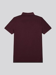 U.S. Polo Assn. Brown Red Regular Fit Pique 100% Cotton Polo Shirt - Image 6 of 8