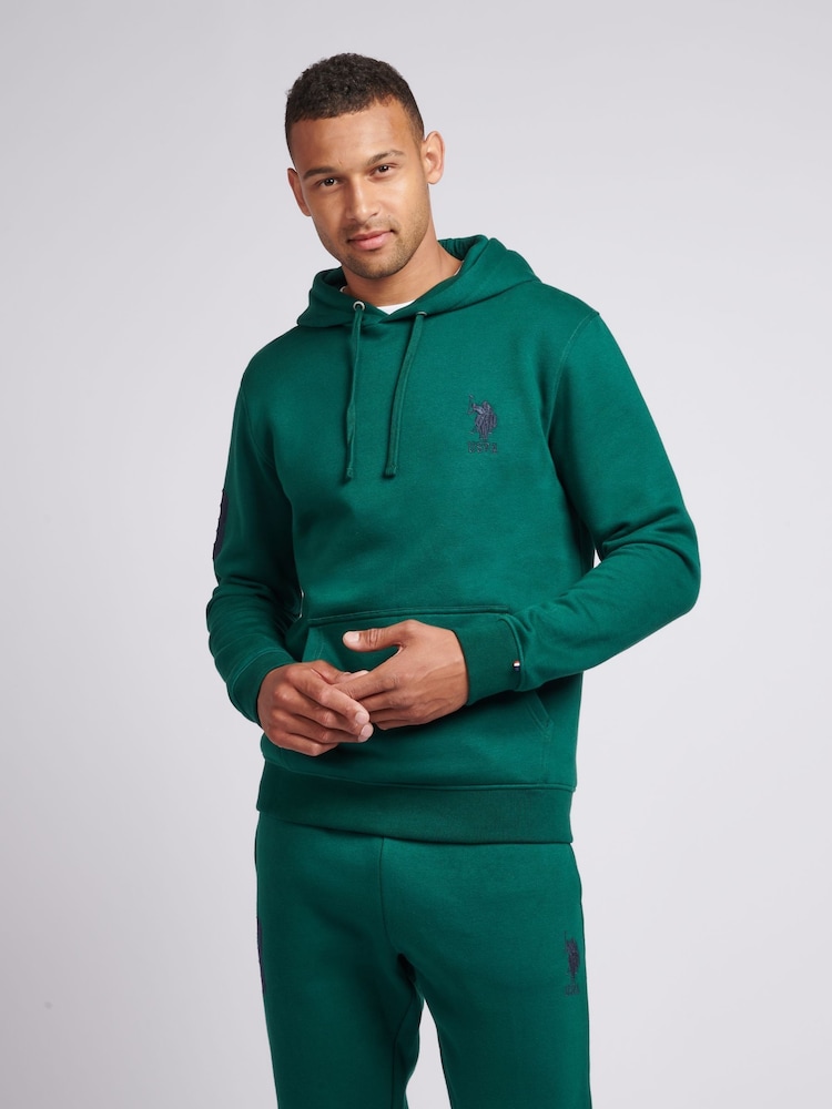 U.S. Polo Assn. Mens Classic Fit Natural Player 3 Hoodie - Image 1 of 8