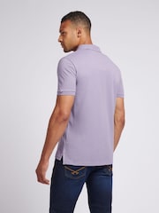 U.S. Polo Assn. Indigo Purple Regular Fit Pique 100% Cotton Polo Shirt - Image 4 of 7