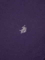 U.S. Polo Assn. Purple Mens Cotton Crew Neck Jumper - Image 7 of 7