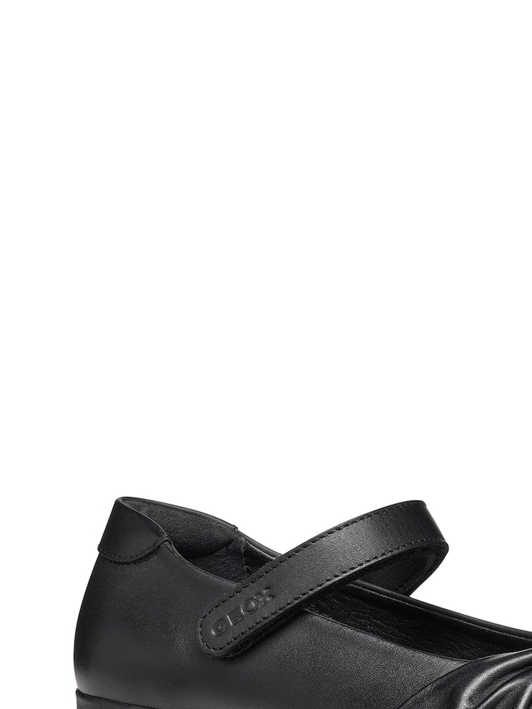 Geox J Iberide Black School Ballerinas - Image 1 of 4