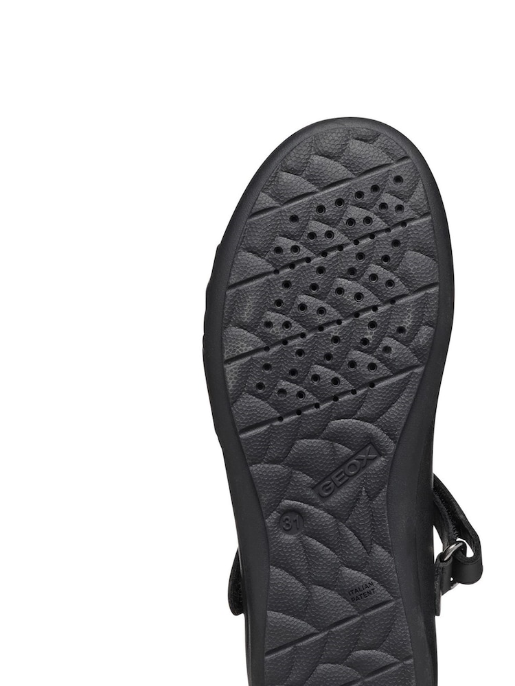 Geox J Iberide Black School Ballerinas - Image 4 of 4