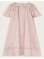 Monsoon Pink Baby Satin Swing Dress - Image 2 of 3