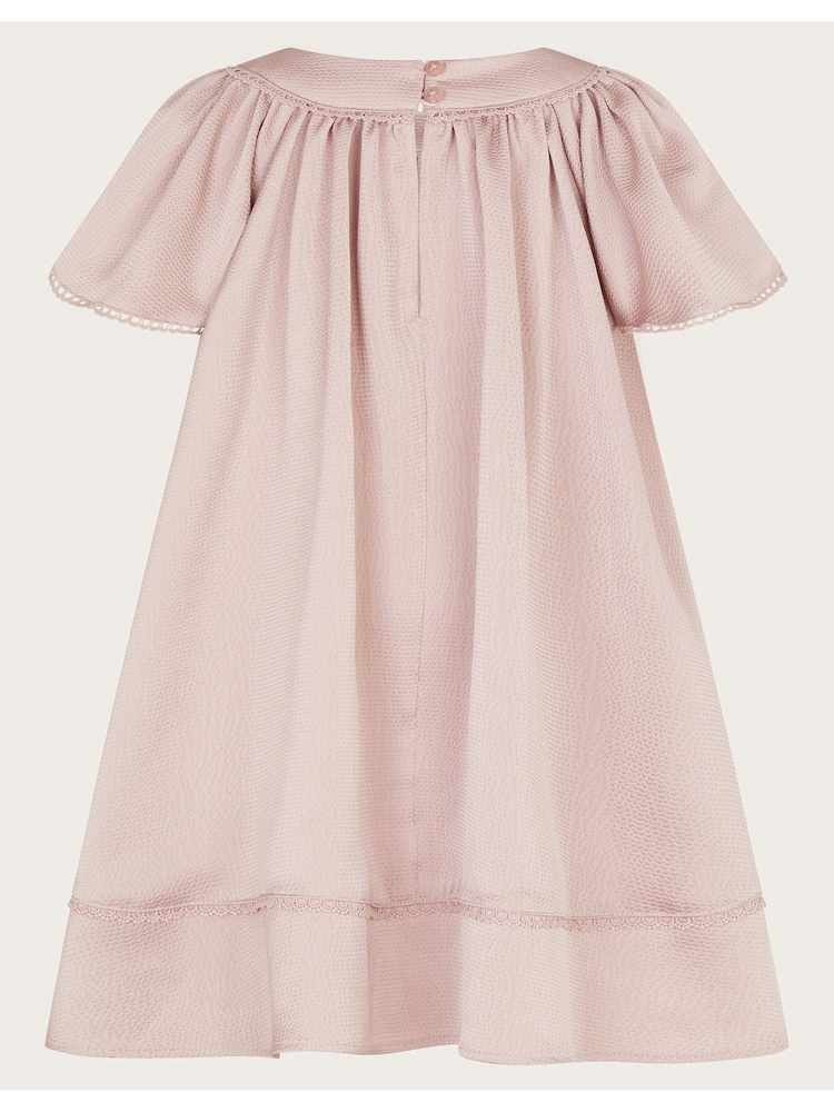 Monsoon Pink Baby Satin Swing Dress - Image 2 of 3