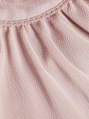 Monsoon Pink Baby Satin Swing Dress - Image 3 of 3