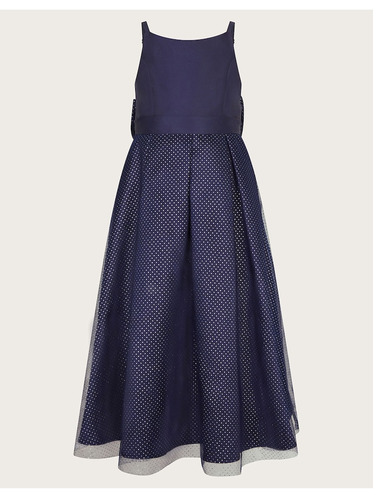Monsoon Blue Anastasia Sparkle Mesh Maxi Dress - Image 1 of 3