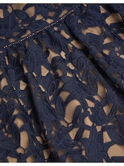 Monsoon Blue Mabel Lace Strappy Prom Dress - Image 3 of 3