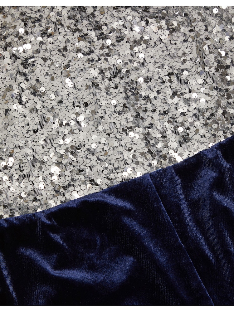 Monsoon Blue Savannah Sequin Jumpsuit - Image 2 of 2