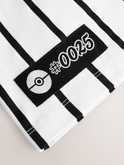 White Baseball Pokémon License Short Sleeve T-Shirt (4-16yrs) - Image 4 of 4