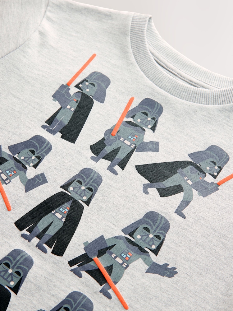Grey Licensed Star Wars T-Shirt (3-16yrs) - Image 3 of 4