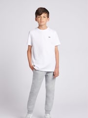 Lee Lily White Boys Badge 100% Cotton T-Shirt - Image 1 of 6