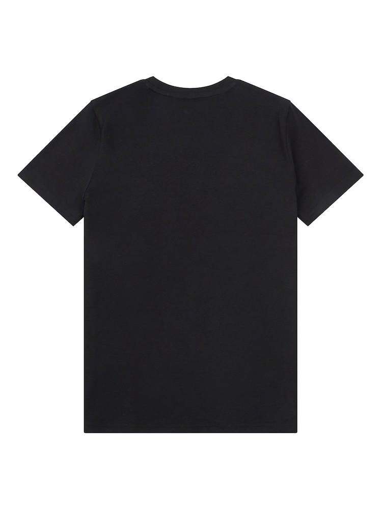 Lee Black Boys Badge 100% Cotton T-Shirt - Image 2 of 3