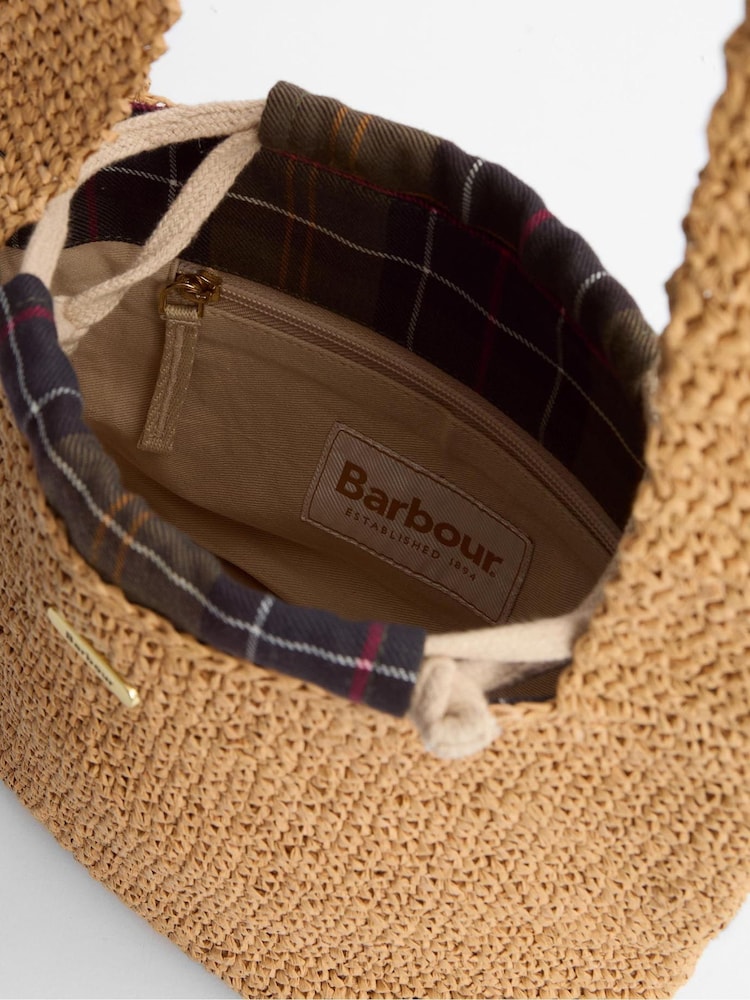 Barbour® Lily Raffia Woven Soft Tote Bag - Image 12 of 12