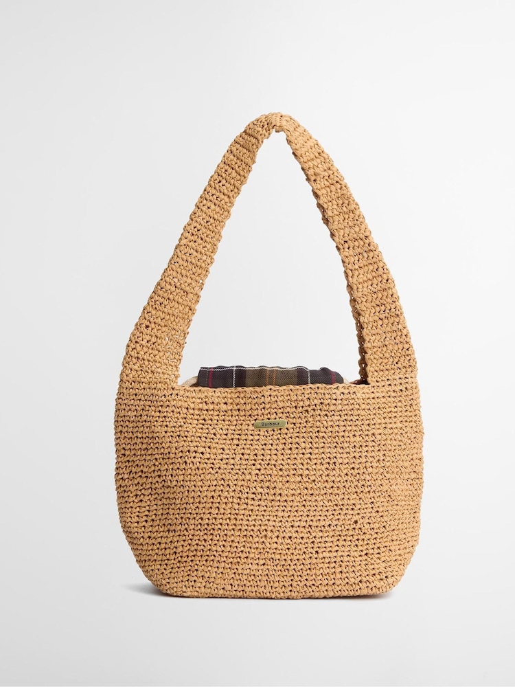 Barbour® Lily Raffia Woven Soft Tote Bag - Image 7 of 12