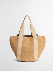 Barbour® Natural Lily Raffia Woven Beach Tote Bag - Image 2 of 8