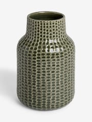 Green Ceramic Reative Glaze Vase - Image 3 of 4