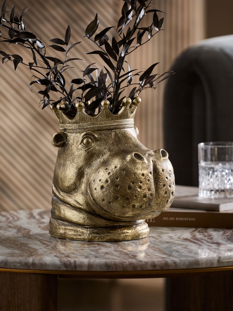 Hippo Head Vase - Imagem 1 de 5