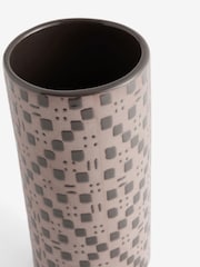 Vaso quadriculado de cerâmica - Imagem 5 de 6