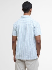 Barbour® Green 100% Cotton Beechcroft Striped Regular Fit Shirt - Image 3 of 9