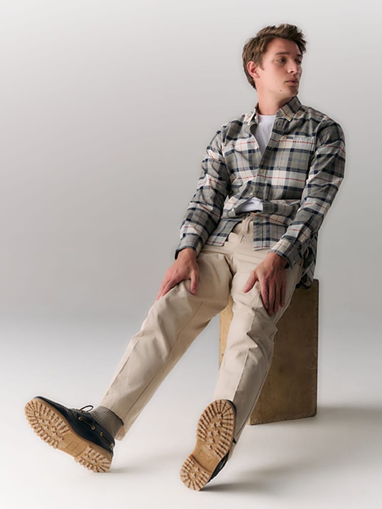 Barbour® Brown Lewis Tailored Shirt - Image 1 of 8