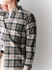 Barbour® Brown Lewis Tailored Shirt - Image 2 of 8