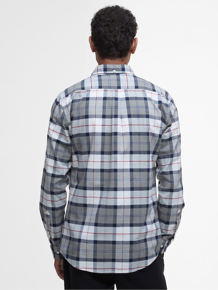 Barbour® Brown Lewis Tailored Shirt - Image 4 of 8