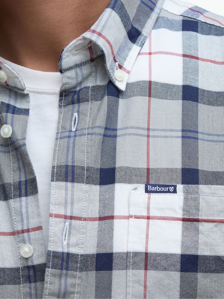 Barbour® Brown Lewis Tailored Shirt - Image 7 of 8