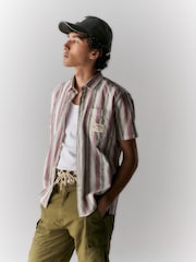 Barbour® White 100% Cotton Lipton Striped Relaxed Fit shirt - Image 1 of 1