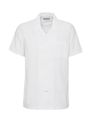 Barbour® White Irvine Textured Regular Fit Shirt - Image 3 of 3