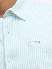 Barbour® Green Deerpark Striped Dummer Fit Shirt - Image 4 of 5