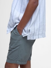 Barbour® White Garnock Stripe Regular Fit Shirt - Image 4 of 5