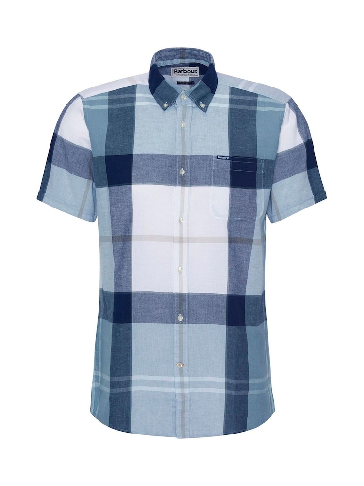 Barbour® Blue Douglas Tailored Shirt - Image 5 of 5