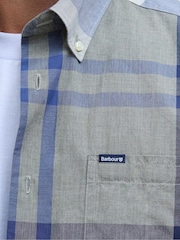 Barbour® Brown 100% Cotton Harris Tailored Shirt - Image 4 of 5