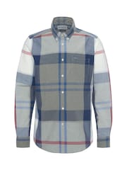 Barbour® Brown 100% Cotton Harris Tailored Shirt - Image 5 of 5
