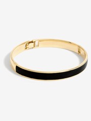 Jon Richard Gold Tone Enamel Bangle - Image 4 of 4