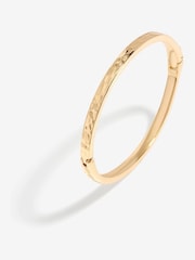 Jon Richard Gold Tone Polished Molten Bangle - Image 2 of 4