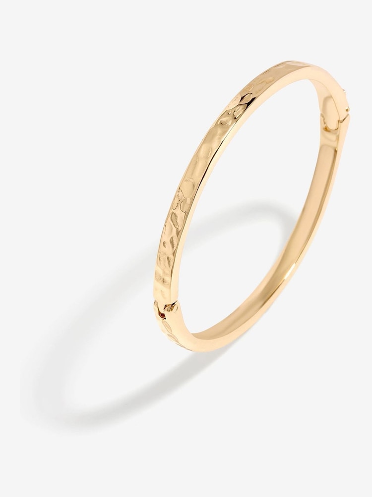 Jon Richard Gold Tone Polished Molten Bangle - Image 2 of 4 Jon Richard Gold Tone Polished Molten Bangle - Image 2 of 4
