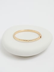 Jon Richard Gold Tone Polished Molten Bangle - Image 4 of 4