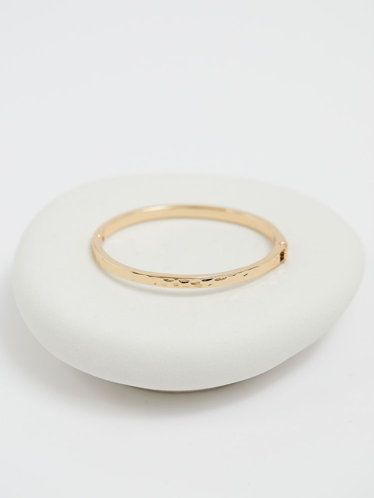 Jon Richard Gold Tone Polished Molten Bangle - Image 4 of 4