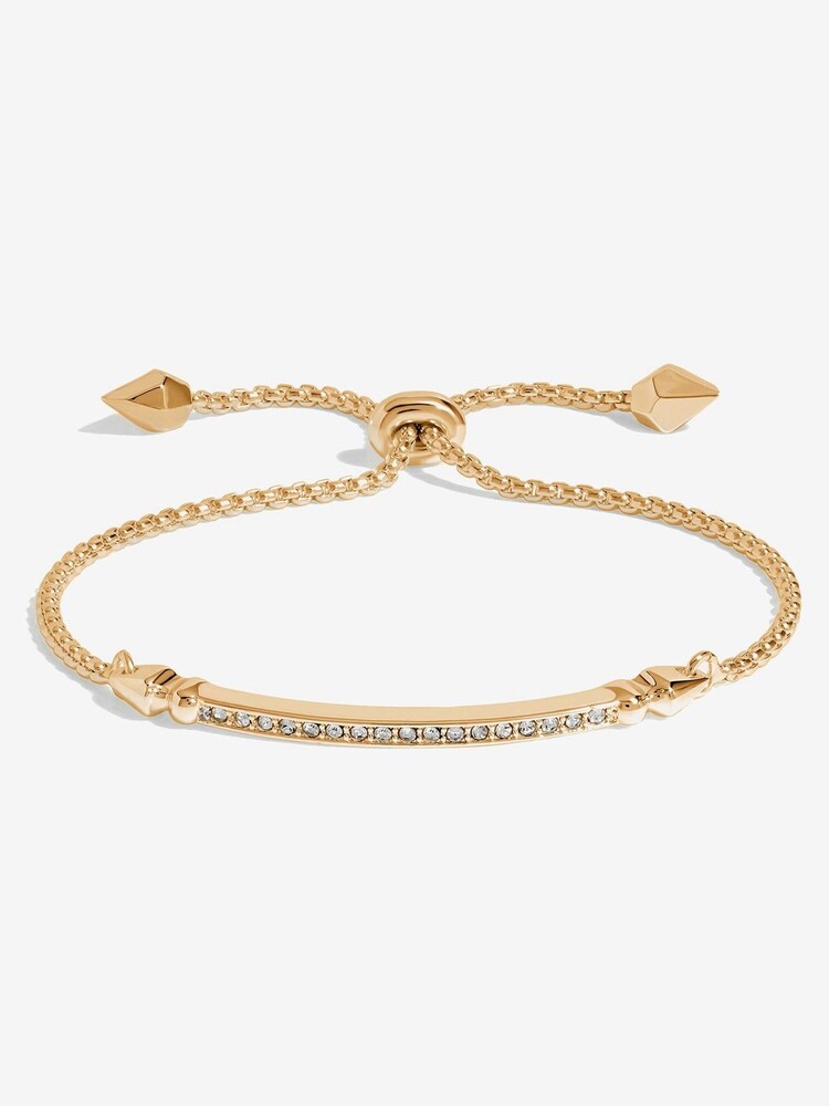 Jon Richard Gold Tone Cubic Zirconia Toggle Bracelet - Image 1 of 3 Jon Richard Gold Tone Cubic Zirconia Toggle Bracelet - Image 1 of 3