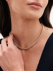 Jon Richard Gold Tone Entwined Chain Necklace - Image 2 of 3
