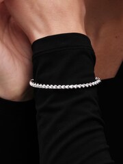 Jon Richard Silver Tone Polished Twist Bangle - Image 2 of 2