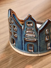 Ceramic House Scene Tea Light Holder - Image 2 of 5