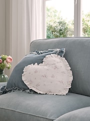 Shabby Chic by Rachel Ashwell® Ruffle Heart Shabby Love Cushion - Image 1 of 4