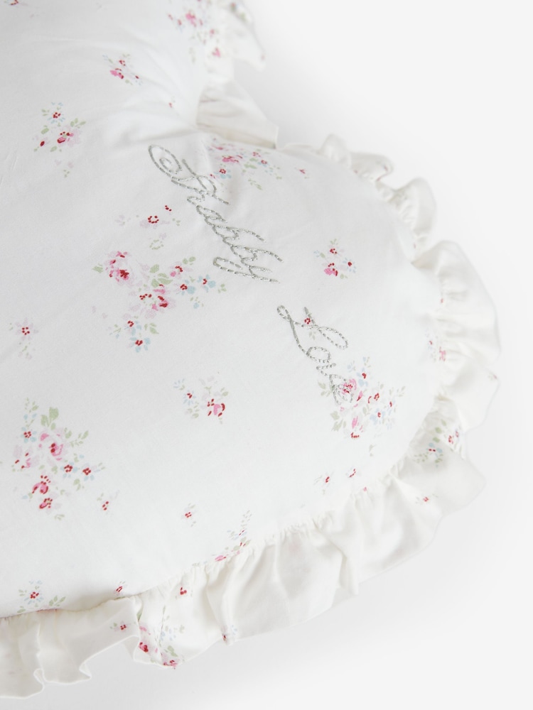 Shabby Chic by Rachel Ashwell® Ruffle Heart Shabby Love Cushion - Image 4 of 4