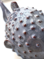 Blue Ceramic Puffer Fish Ornament - Image 3 of 7