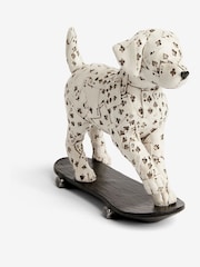 Black/White Ace the Dalmatian Skateboarding Ornament - Image 3 of 5