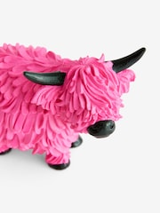 Neon Pink Hamish the Highland Cow Ornament - Image 5 of 5